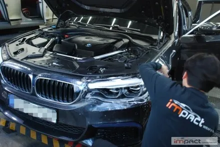수원 랩핑 PPF BMW 530i 생활보호 PPF 재시공으로 갈라짐 해결 ! / 수원시 권선구 고색동