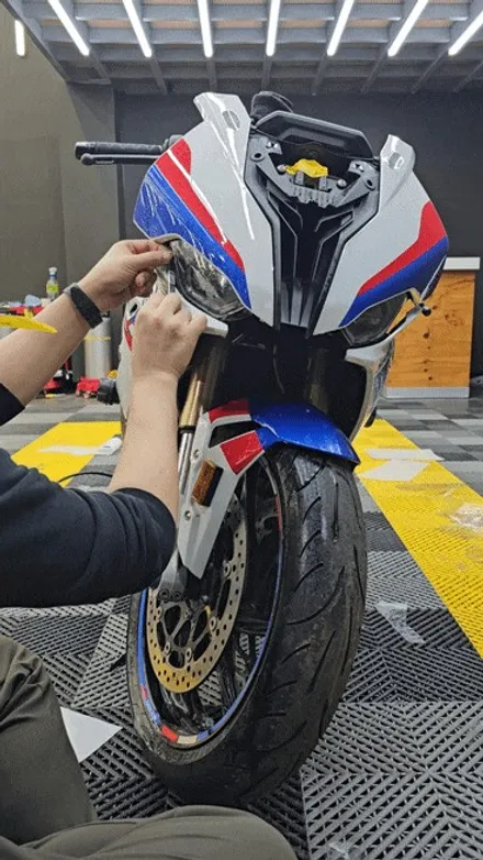 수원 랩핑 임팩트 바이크 시즌! BMW S1000RR PPF시공은 무조건!! / 수원시 권선구 고색동