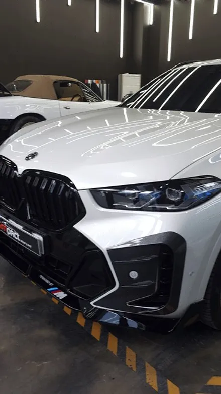 수원 고광택 랩핑 BMW X6 코치라인 데칼랩핑으로 포인트 주기 / 수원시 권선구 고색동