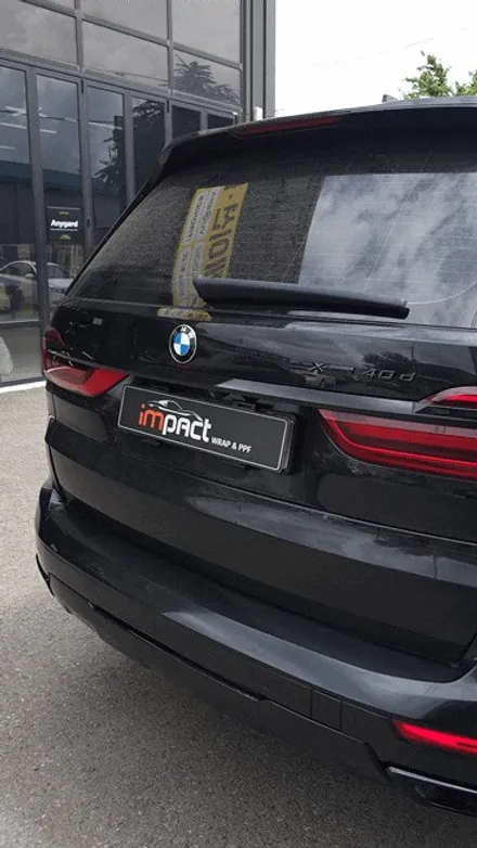 수원 랩핑 BMW X7 전체 크롬죽이기 후 올블랙 에디션 느낌 그대로! / 수원시 권선구 고색동