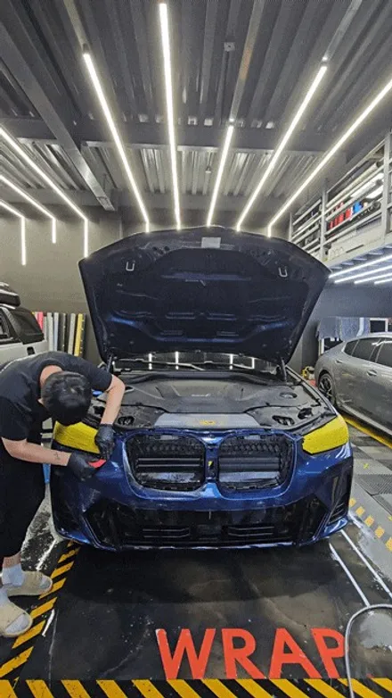 수원 랩핑 BMW iX3 유광 PPF 제거부터 재시공까지 임팩트에서 ~! / 수원시 권선구 고색동