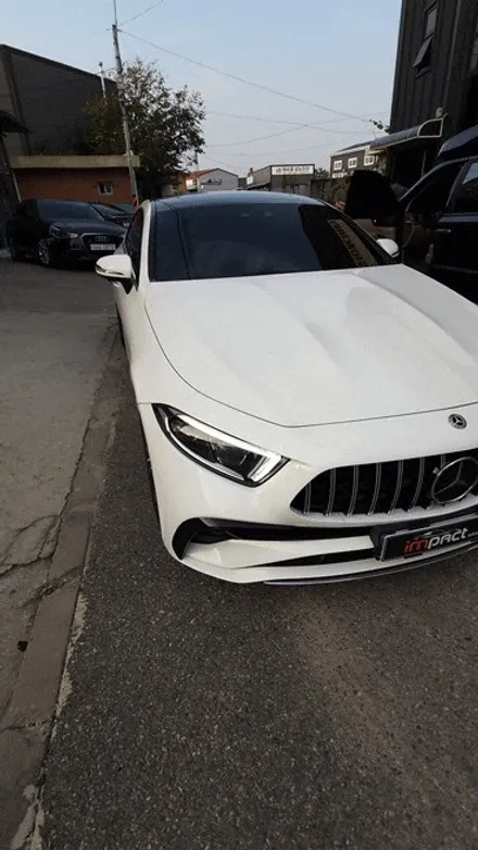 수원 루프스킨 벤츠 CLS53 블랙 루프스킨 랩핑 재시공 완료 / 수원시 권선구 고색동