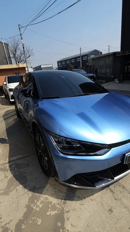 화성 수원 랩핑 KIA EV6 미스트 블루 랩핑&투톤 디자인으로 존재감up!! / 수원시 권선구 고색동