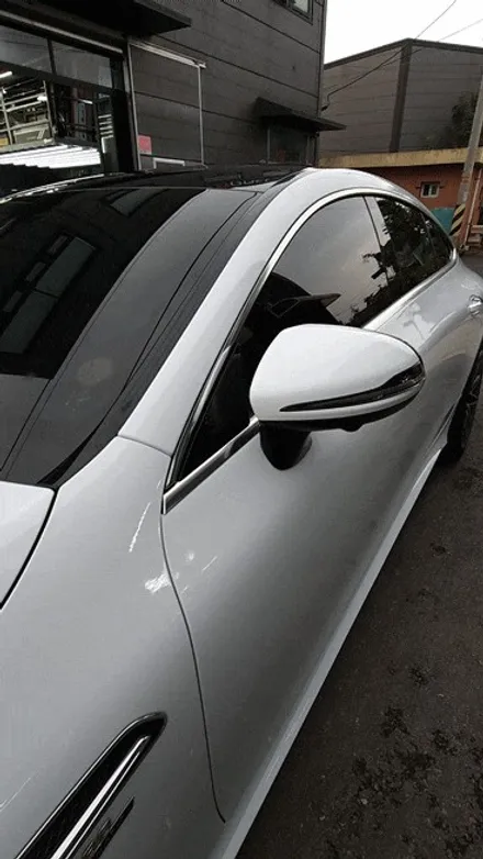 성남/광교/수원 랩핑샵 벤츠 amg gt43 화이트 전체시공 / 수원시 권선구 고색동
