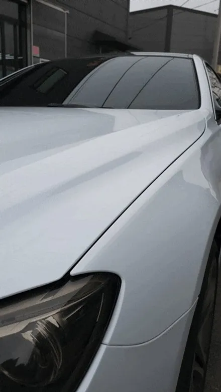 성남 분당 수원 랩핑 필름제거후 BMW640D 화이트 전체 래핑 시공 / 수원시 권선구 고색동