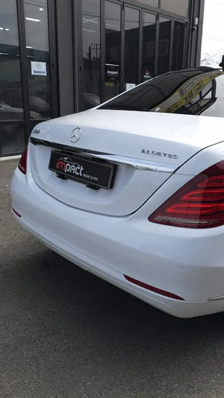 수원 임팩트 랩핑 고광택전문 벤츠s클래스 s350 제거후 전체랩핑 완료 / 수원시 권선구 고색동