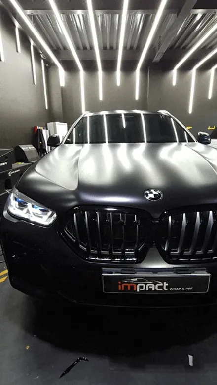 성남/광교/수원 랩핑 BMW X6 화이트에서 사틴블랙으로 드레스업! / 수원시 권선구 고색동