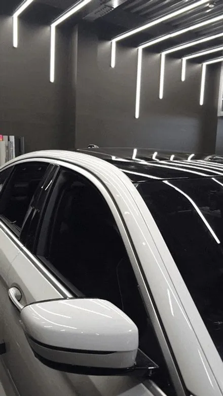 화성 수원 루프스킨 BMW5시리즈 530i 블랙유광 랩핑 재시공 / 수원시 권선구 고색동