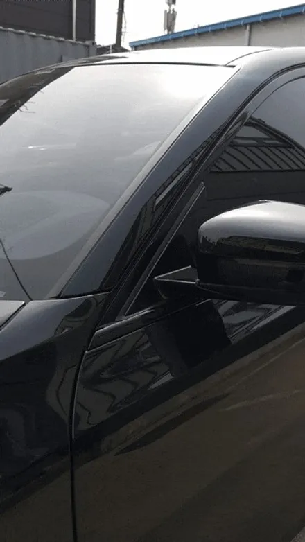 수원 랩핑 임팩트 BMW 320D 그릴 , 윈도우몰딩 크롬죽이기 시공 / 수원시 권선구 고색동