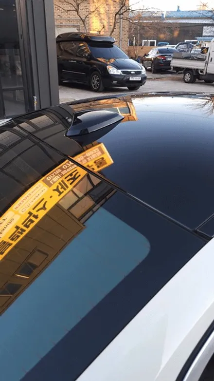 수원 랩핑 잘하는곳 ! BMW5시리즈 루프 재시공 및 실내 카본 랩핑 / 수원시 권선구 고색동