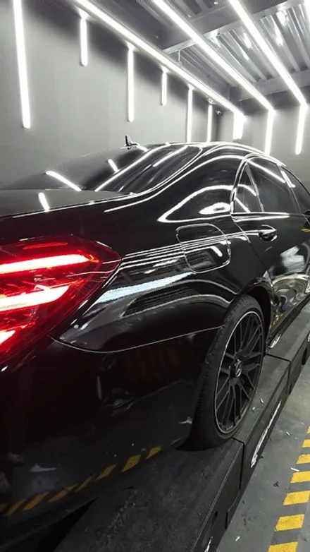 수원 랩핑샵 임팩트 벤츠s63 amg 전체+크롬죽이기로 올블랙 만들기 / 수원시 권선구 고색동