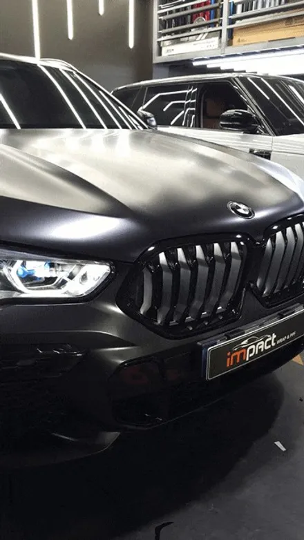 성남/광교/수원 랩핑 BMW X6 화이트에서 사틴블랙으로 드레스업! / 수원시 권선구 고색동