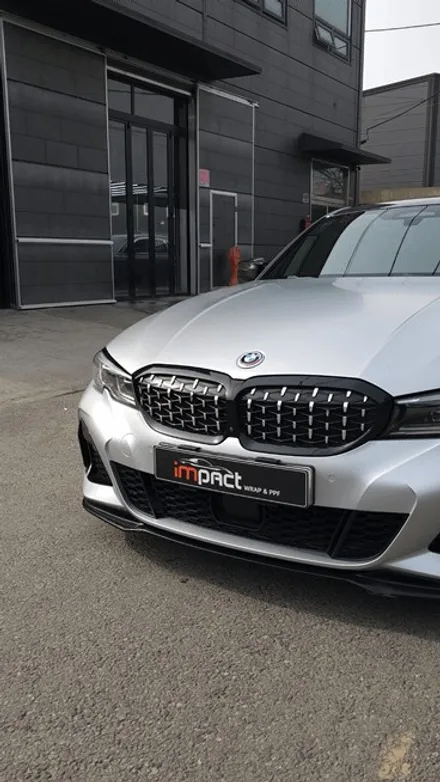 성남/광교/수원 랩핑 임팩트 M340i BMW사틴실버로 이미지 변신 성공! / 수원시 권선구 고색동