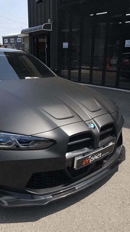 분당 용인 수원 랩핑 BMW M4(G82)무광 검정 매트 블랙 래핑 / 수원시 권선구 고색동