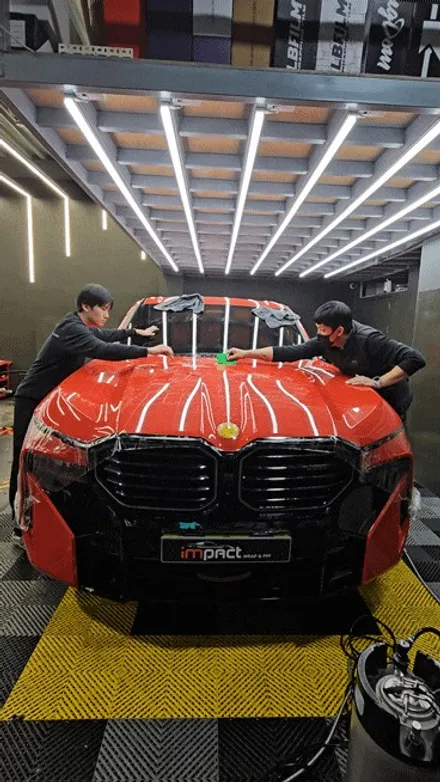 광교 수원 PPF BMW XM 토렌토 레드&블랙 생활기스로부터 완벽 보호! / 수원시 권선구 고색동