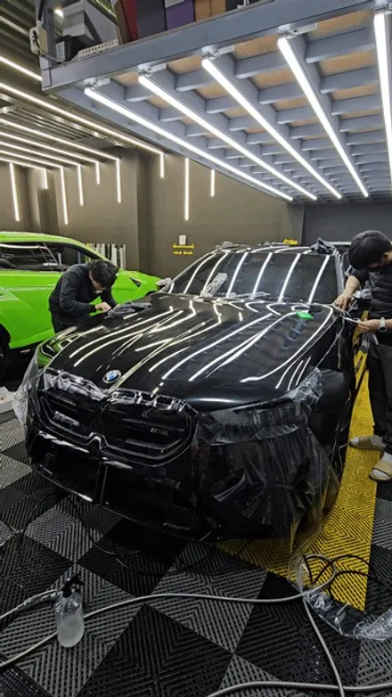 용인 수원 PPF BMW M5 투어링 국내1호차! 블랙바디 전체PPF 풀시공! / 수원시 권선구 고색동