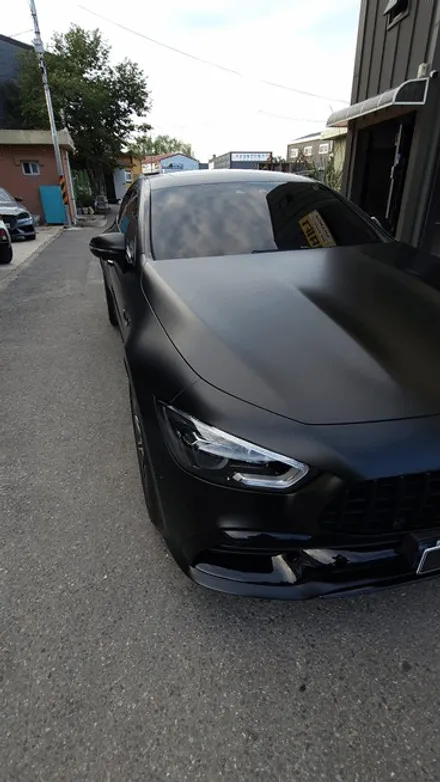 수원 랩핑 벤츠 AMG GT43 화이트제거 후 사틴블랙+전체 크롬죽이기 / 수원시 권선구 고색동