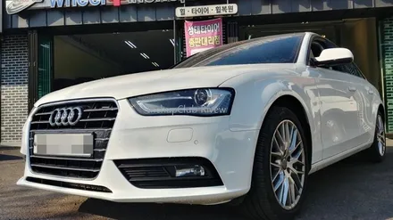 아우디 A4 자동차 휠 흠집 & 휠 스크래치 & 휠 파인 작업 후기 / 부천시 소사구