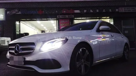 벤츠 E220 휠수리 & 휠복원 완벽하게 작업 완료했습니다. / 부천시 소사구