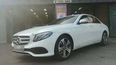 벤츠 E300 다이아컷팅 & 휠도색 18인치 순정휠 작업 완료 / 부천시 소사구