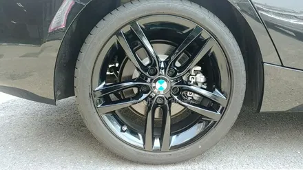 BMW 118D 신차 휠도색 & 휠튜닝 유광 블랙 색상 변경 작업 / 부천시 소사구