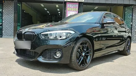 BMW 118D 신차 휠도색 & 휠튜닝 유광 블랙 색상 변경 작업 / 부천시 소사구