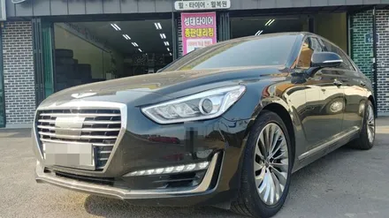 현대 제네시스 EQ900 휠수리 & 휠복원 & 휠도색 작업 완료 / 부천시 소사구
