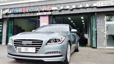 광명 휠수리 제네시스 G380 휠복원 완료했습니다. / 부천시 소사구