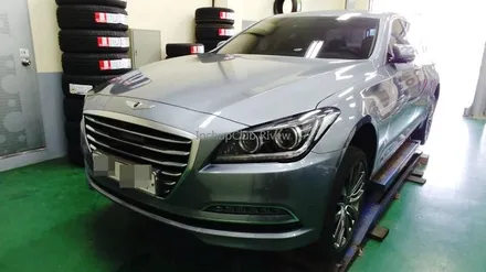 광명 휠수리 제네시스 G380 휠복원 완료했습니다. / 부천시 소사구