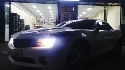 쉐보레 카마로 휠수리 & 휠복원 & 휠굴절 작업 완료 / 부천시 소사구
