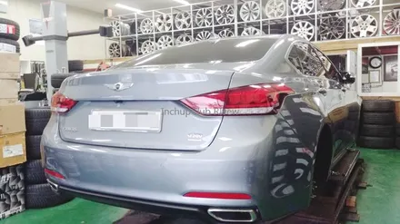 광명 휠수리 제네시스 G380 휠복원 완료했습니다. / 부천시 소사구