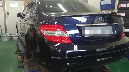 벤츠 휠수리 & 휠복원 & 휠도색  순정휠을 새 휠처럼 교정 완료 / 부천시 소사구