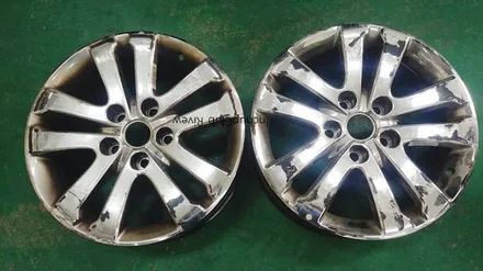 쌍용 렉스턴 RX7 휠수리 & 크롬휠 작업 완료했습니다. / 부천시 소사구