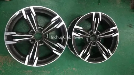 BMW M5 다이아컷팅 순정휠 휠수리 & 휠복원 작업 완료 / 부천시 소사구