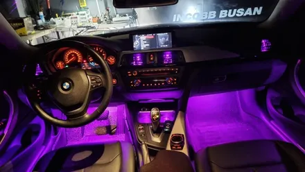 부산 BMW 4시리즈 420D (F32) 엠비언트 라이트 비노출 전문시공 / 인코브(INCOBB) 부산지사 / 부산진구