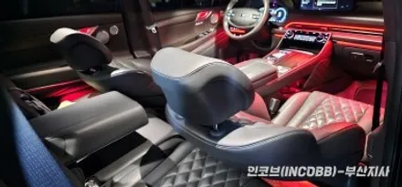 제네시스 GV80 엠비언트 라이트 부산 인코브 부산지사 시공 / 부산진구