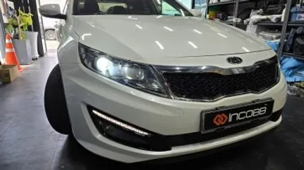 부산 / K5 HID 전조등 / 광도미달 반사판 교체 LED 벌브 교체 / 인코브 부산지사 / 부산진구