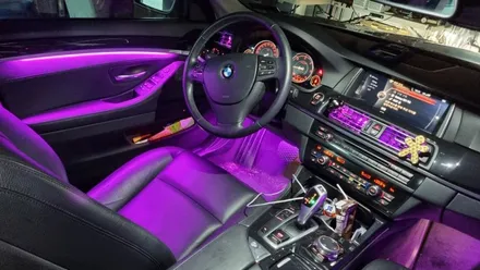 부산 BMW 5시리즈 520D, 528i 엠비언트 라이트 / 광량 최강 Up, 송풍구 엠비언트 시공 !! / 부산진구