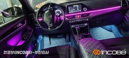 부산 / IG그랜저 / 엠비언트 라이트 튜닝 / 인코브 부산지사 / 부산진구