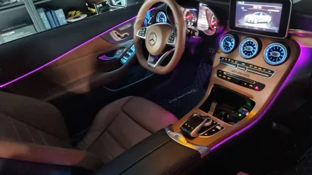 벤츠 C43 AMG Cabriolet 엠비언트 라이트 시공 후기 / 인코브 부산지사 초읍점 / 부산진구