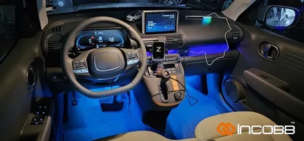 부산 캐스퍼 엠비언트 라이트 시공의 가장 기본은 인코브 LED RGB 풋등부터 / 부산진구