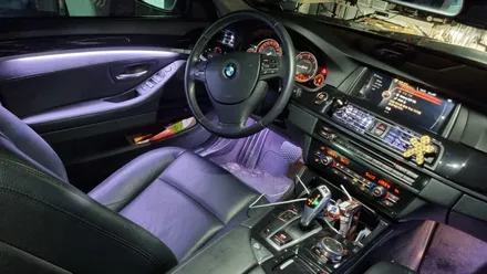 부산 BMW 5시리즈 520D, 528i 엠비언트 라이트 / 광량 최강 Up, 송풍구 엠비언트 시공 !! / 부산진구