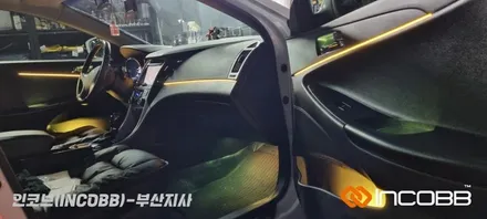 부산 / YF 쏘나타 / 인코브 순정형 엠비언트 라이트에 렌즈 엠비언트 양념까지! / 부산진구