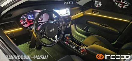 부산 / 기아 더뉴 K5 2세대 / 엠비언트 라이트 튜닝은 인코브 부산지사에서 순정형으로~ / 부산진구