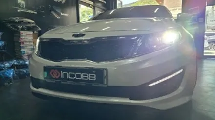 부산 / K5 HID 전조등 / 광도미달 반사판 교체 LED 벌브 교체 / 인코브 부산지사 / 부산진구