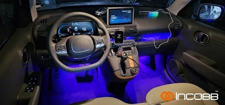 부산 캐스퍼 엠비언트 라이트 시공의 가장 기본은 인코브 LED RGB 풋등부터 / 부산진구