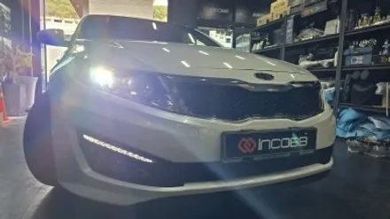 부산 / K5 HID 전조등 / 광도미달 반사판 교체 LED 벌브 교체 / 인코브 부산지사 / 부산진구