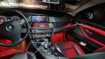 부산 BMW 5시리즈 520D, 528i 엠비언트 라이트 / 광량 최강 Up, 송풍구 엠비언트 시공 !! / 부산진구