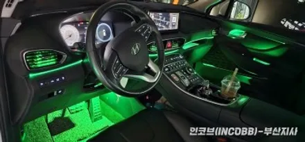 부산 더 뉴 싼타페 TM 인코브 엠비언트 라이트 시공 / 부산진구