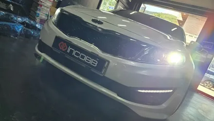 부산 / K5 HID 전조등 / 광도미달 반사판 교체 LED 벌브 교체 / 인코브 부산지사 / 부산진구